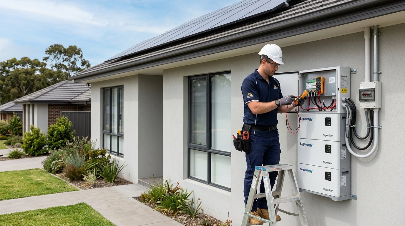 installer mounting solar battery… 202608092056